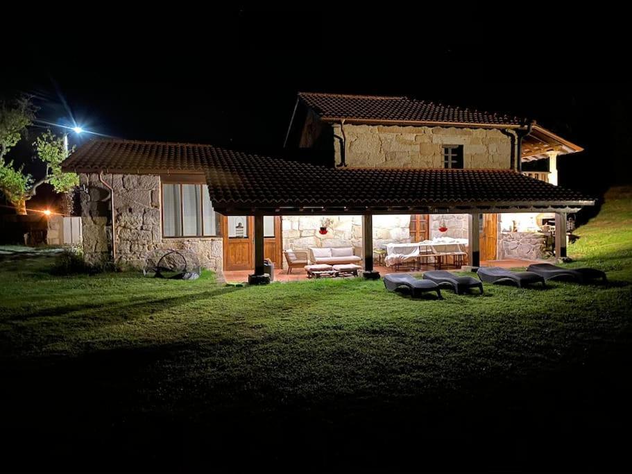 Casa De Campo Con Piscina, Entera O Por Habitaciones Amoeiro Extérieur photo