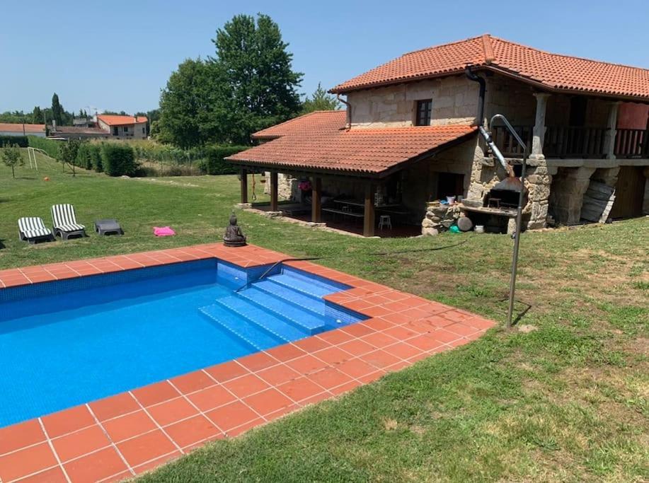 Casa De Campo Con Piscina, Entera O Por Habitaciones Amoeiro Extérieur photo