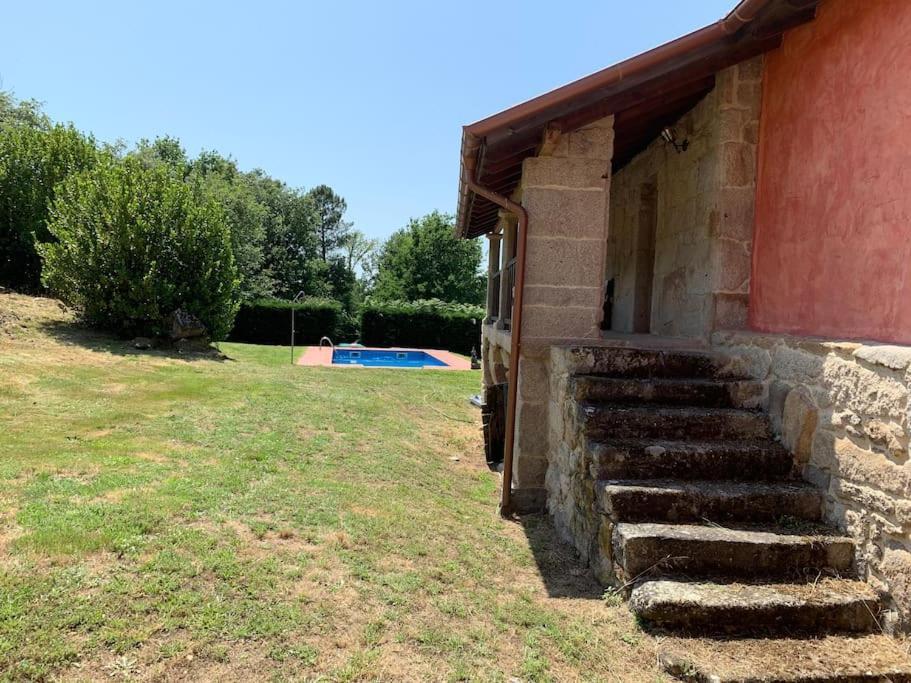 Casa De Campo Con Piscina, Entera O Por Habitaciones Amoeiro Extérieur photo